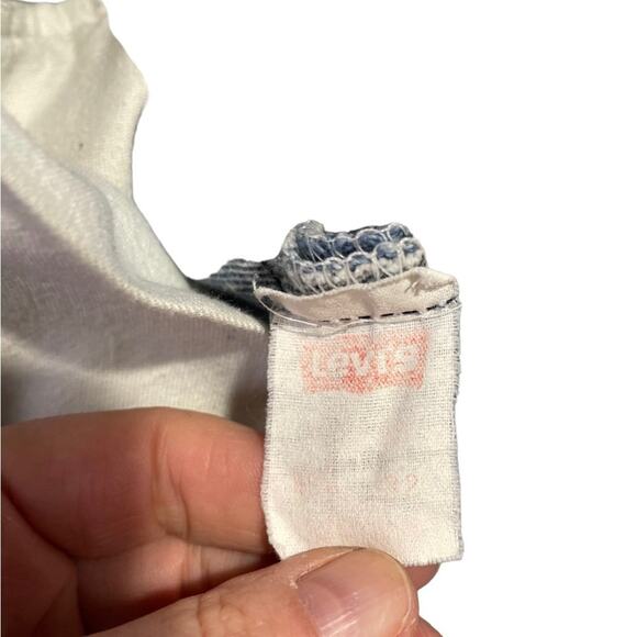 Vintage men’s 501 button fly Levi’s high rise straight leg unisex 34x32 - Picture 10 of 14